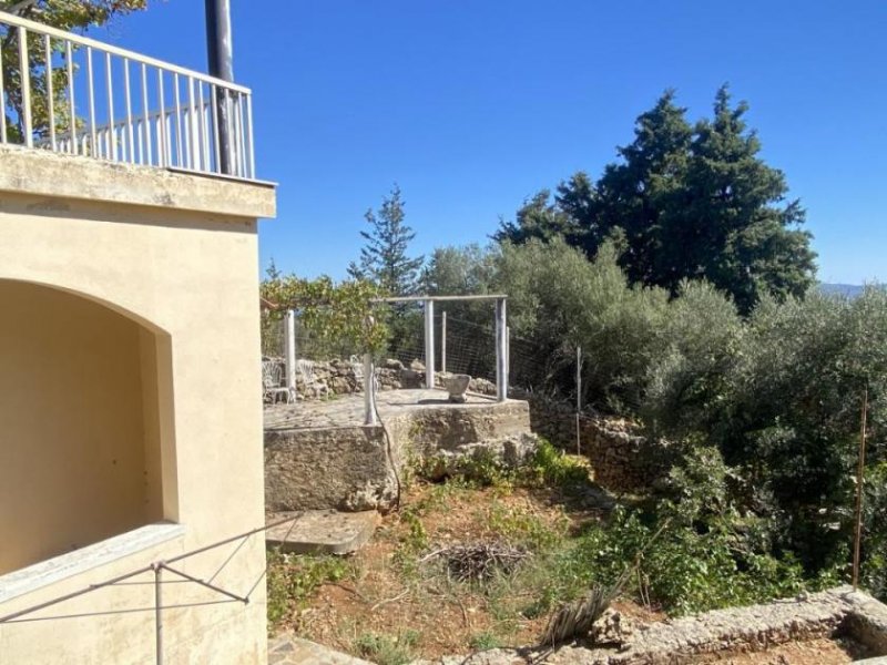 Melidoni im Apokoronos Traditionelles Einfamilienhaus mit atemberaubendem Meerblick auf Kreta zu verkaufen Haus kaufen